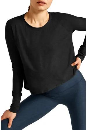 Beyond Yoga Featherweight Long Sleeve T-Shirt in at Nordstrom, Size X-Small