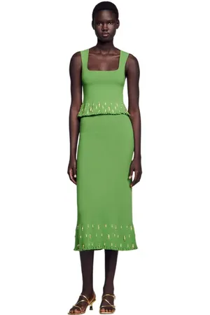 Sandro Long knit skirt with charms in at Nordstrom, Size 38 Eu