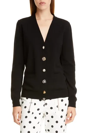 Marc Jacobs The Jeweled Button Cardigan in at Nordstrom, Size X-Small