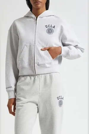 Sporty & Rich Logo Hoodie in at Nordstrom, Size X-Small