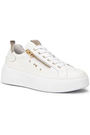 Nero Giardini Side Zip Platform Sneaker in at Nordstrom, Size 6Us