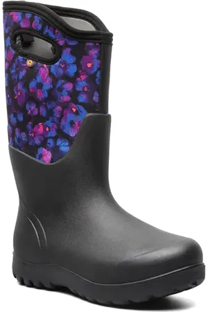 Bogs Neo Classic Petals Waterproof Insulated Rain Boot in at Nordstrom, Size 10