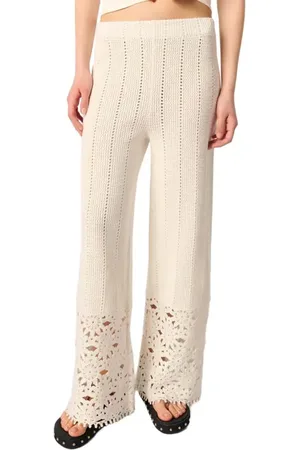 Maje Crochet trousers in at Nordstrom, Size 38 Eu