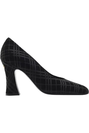 Burberry Check Suede Trinket Pumps in at Nordstrom, Size 38