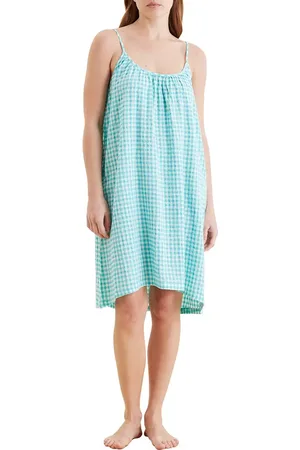 Papinelle Gingham Seersucker Nightgown in at Nordstrom, Size X-Small