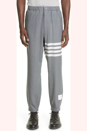 Thom Browne 4-Bar Wool Track Pants in at Nordstrom