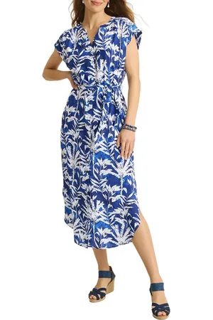 Tommy Bahama Coconut Cove Midi Shirtdress in at Nordstrom, Size X-Small