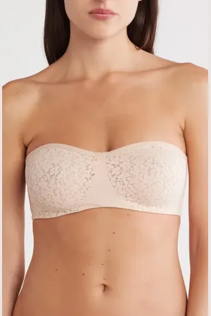Chantelle Norah Lace Trim Bandeau Bra in at Nordstrom, Size 34C