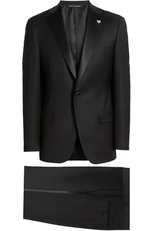 Heritage Gold Notched Lapel Wool Tuxedo at Nordstrom, Size 46 Long