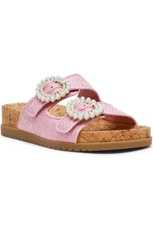Anne Klein Happy Platform Slide Sandal in at Nordstrom, Size 7