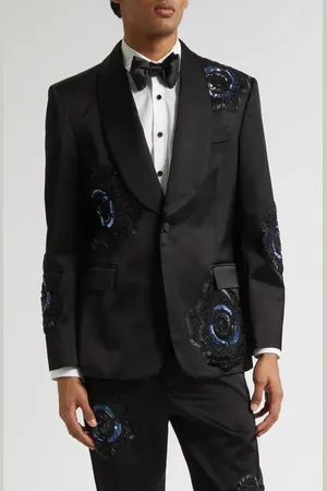 BODE Poppy Shawl Collar Wool Suit Jacket in at Nordstrom, Size 44