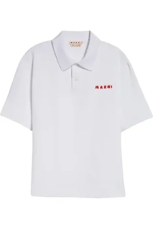 Marni Mohair Logo Piqu?? Polo in at Nordstrom, Size 36 Us