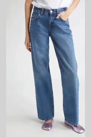 SANDY LIANG Updo Low Rise Straight Leg Jeans in at Nordstrom, Size 27