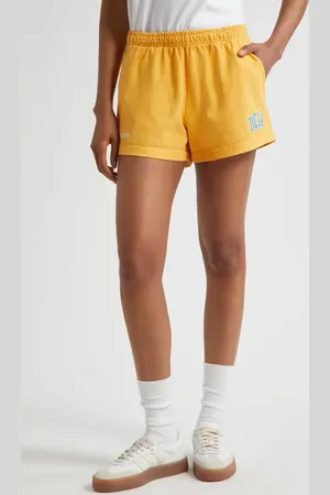 Sporty & Rich UCLA Ivy Disco Graphic Shorts in at Nordstrom, Size X-Small