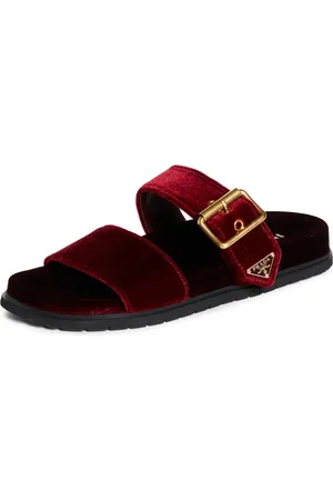 Prada Buckle Slide Sandal in at Nordstrom, Size 8Us