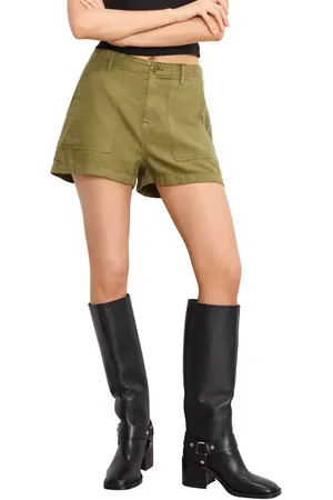 GOOD AMERICAN Lite Cotton Blend Shorts in at Nordstrom