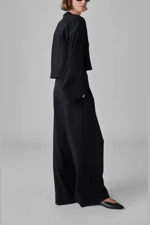 CO Wide Leg Pant in Crepe in at Nordstrom, Size 4 32