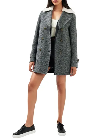 Belle & Bloom Liberty Collar Wool Blend Coat in at Nordstrom, Size X-Small Au