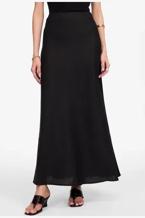 Madewell Linen Maxi Slip Skirt in at Nordstrom, Size 8