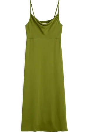 Seasalt Cornwall Housel Bay Satin Midi Slipdress in at Nordstrom, Size 4 Us
