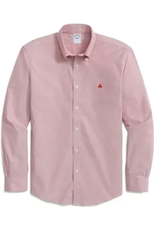 Brooks Brothers Regular Fit Solid Stretch Cotton Button-Down Oxford Shirt in at Nordstrom, Size Xx-Large
