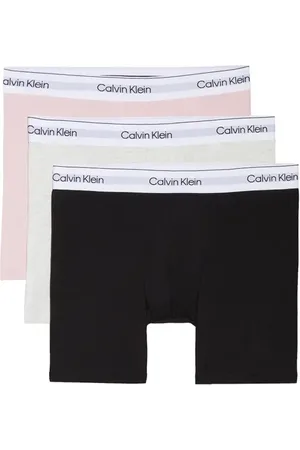 Calvin Klein Icon 3-Pack Stretch Cotton Boxer Briefs in at Nordstrom, Size X-Large