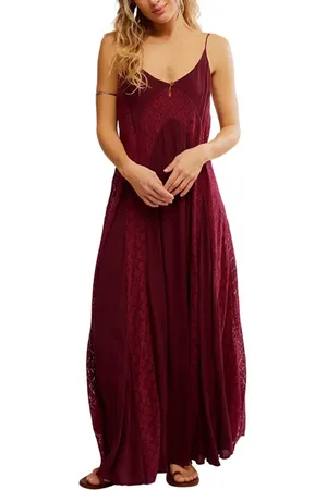 Free People Trail of Flowers Maxi Sundress in at Nordstrom, Size X-Small