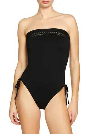 Robin Piccone Isabelle One-Piece Bandeau Swimsuit in at Nordstrom, Size 2
