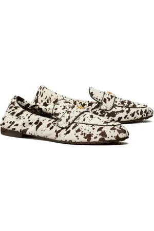 Tory Burch Genuine Calf Hair Loafer in Cow Print Calf Hair /Coco at Nordstrom, Size 6