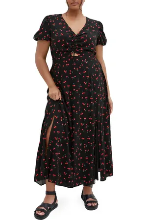 City Chic Aliya Print Maxi Dress in at Nordstrom
