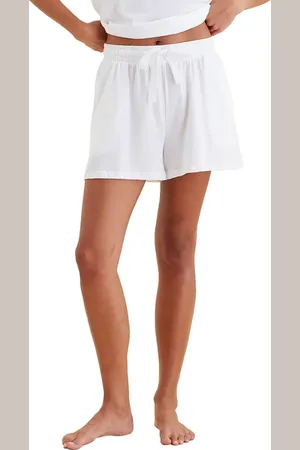Papinelle Jada Organic Cotton Pajama Shorts in at Nordstrom, Size Small