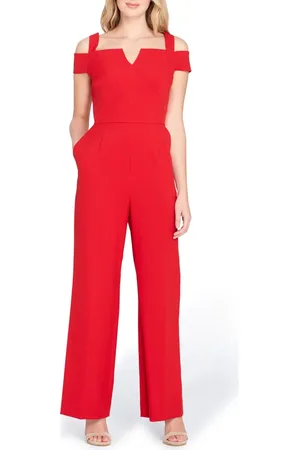 ELIE TAHARI Cold Shoulder Jumpsuit in at Nordstrom, Size 16