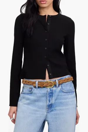 Madewell Flare Sleeve Cotton Cardigan in at Nordstrom, Size Large