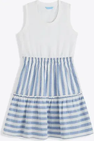 Draper Arden Mixed Media Shirtdress in at Nordstrom, Size Large