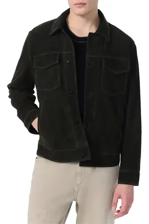 RAG&BONE Suede Trucker Jacket in at Nordstrom, Size Large