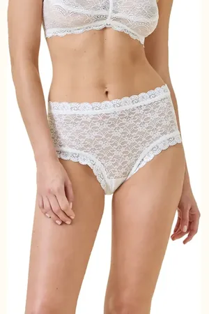 Papinelle Lace High Waist Briefs in at Nordstrom, Size Small
