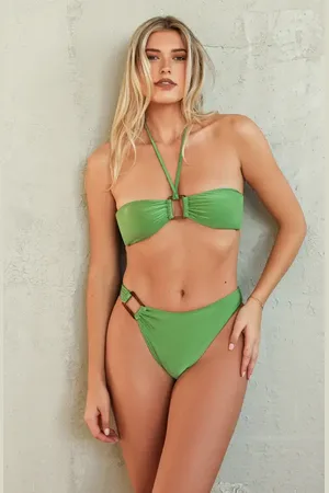 Ris-k Caicos Super Cheeky Bikini Bottom in at Nordstrom, Size Large
