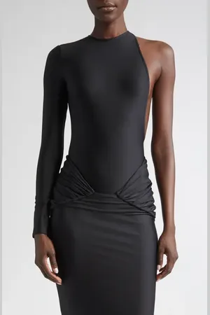 LAQUAN SMITH Long Sleeve One-Piece Swimsuit in at Nordstrom, Size X-Small