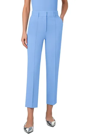 AKRIS Ferry Pintuck Signature Jersey Pants in at Nordstrom, Size 10