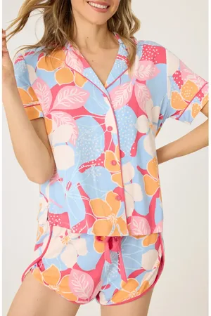 P.J.Salvage Tropical Dreams Pajama Shirt in at Nordstrom, Size X-Small