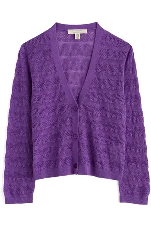 Seasalt Cornwall Sweet Day Pointelle Organic Cotton Cardigan in at Nordstrom, Size 8 Us
