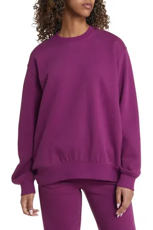 BP. Fleece Detail Oversize Crewneck Sweatshirt in at Nordstrom, Size Medium