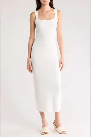 Vince Camuto Pointelle Sleeveless Maxi Sweater Dress in at Nordstrom, Size Xx-Small