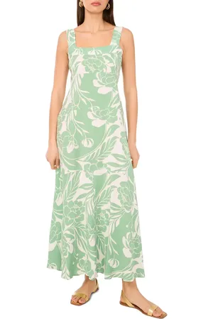 Vince Camuto Printed Square Neck Maxi Sundress in at Nordstrom, Size Small