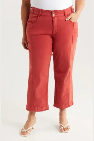 Kut From The Kloth High Waist Crop Wide Leg Pants in at Nordstrom, Size 16W