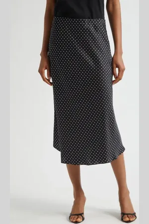 Ralph Lauren Satin Charmeuse Midi Skirt in at Nordstrom, Size 0