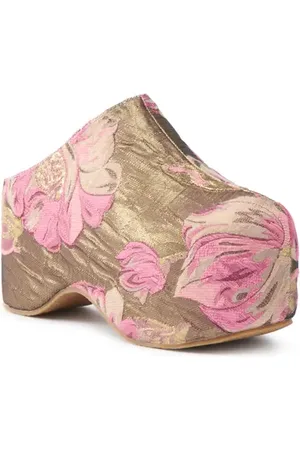 AZALEA WANG Naava Floral Jacquard Clog in at Nordstrom, Size 6