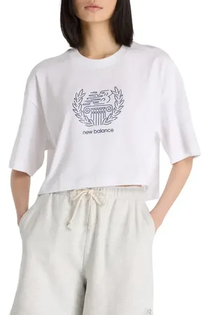 New Balance X Debut Oversize Crop Sculpture Graphic T-Shirt in at Nordstrom, Size Small