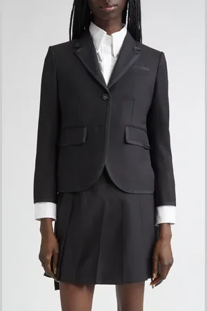 Thom Browne High Armhole Wool Fresco Sport Coat in at Nordstrom, Size 10 Us