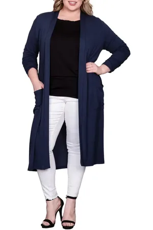 Standards & Practices Open Front Duster Cardigan in at Nordstrom, Size 2 X